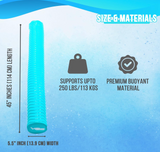 Spring Green/ Cloud Blue Mega Noodle (4 Pack)