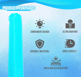 Spring Green/ Cloud Blue Mega Noodle (4 Pack)