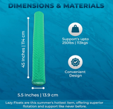 Spring Green/ Cloud Blue Mega Noodle (4 pack)