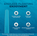 Spring Green/ Cloud Blue Mega Noodle (4 pack)